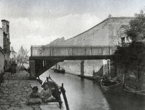 Photographic plate from Frederic Eden's A Garden in Venice